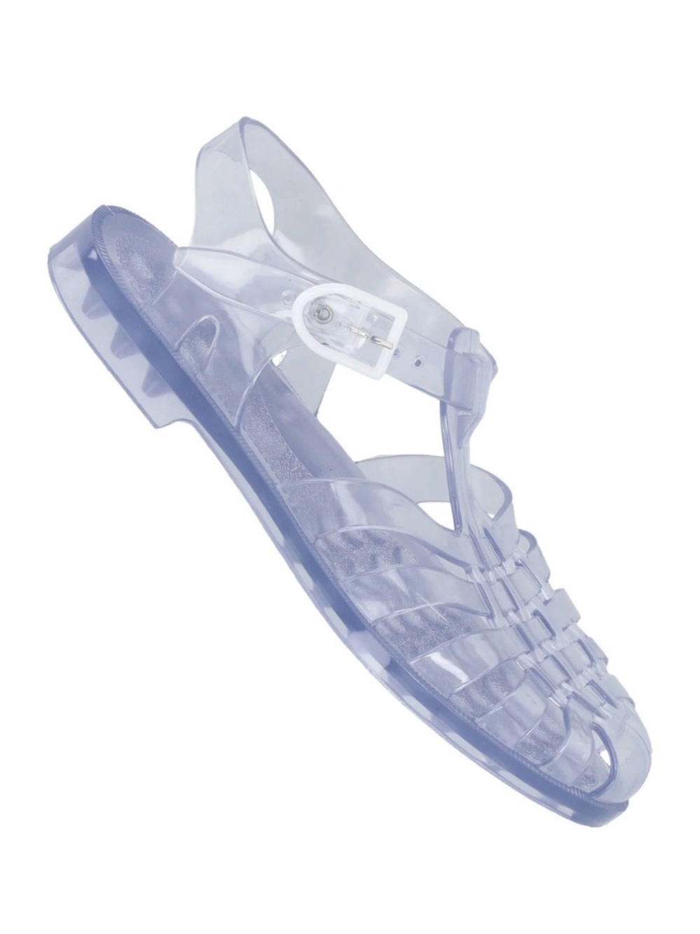 Transparent Jelly T-Strap Fisherman Jelly Sandal - Women